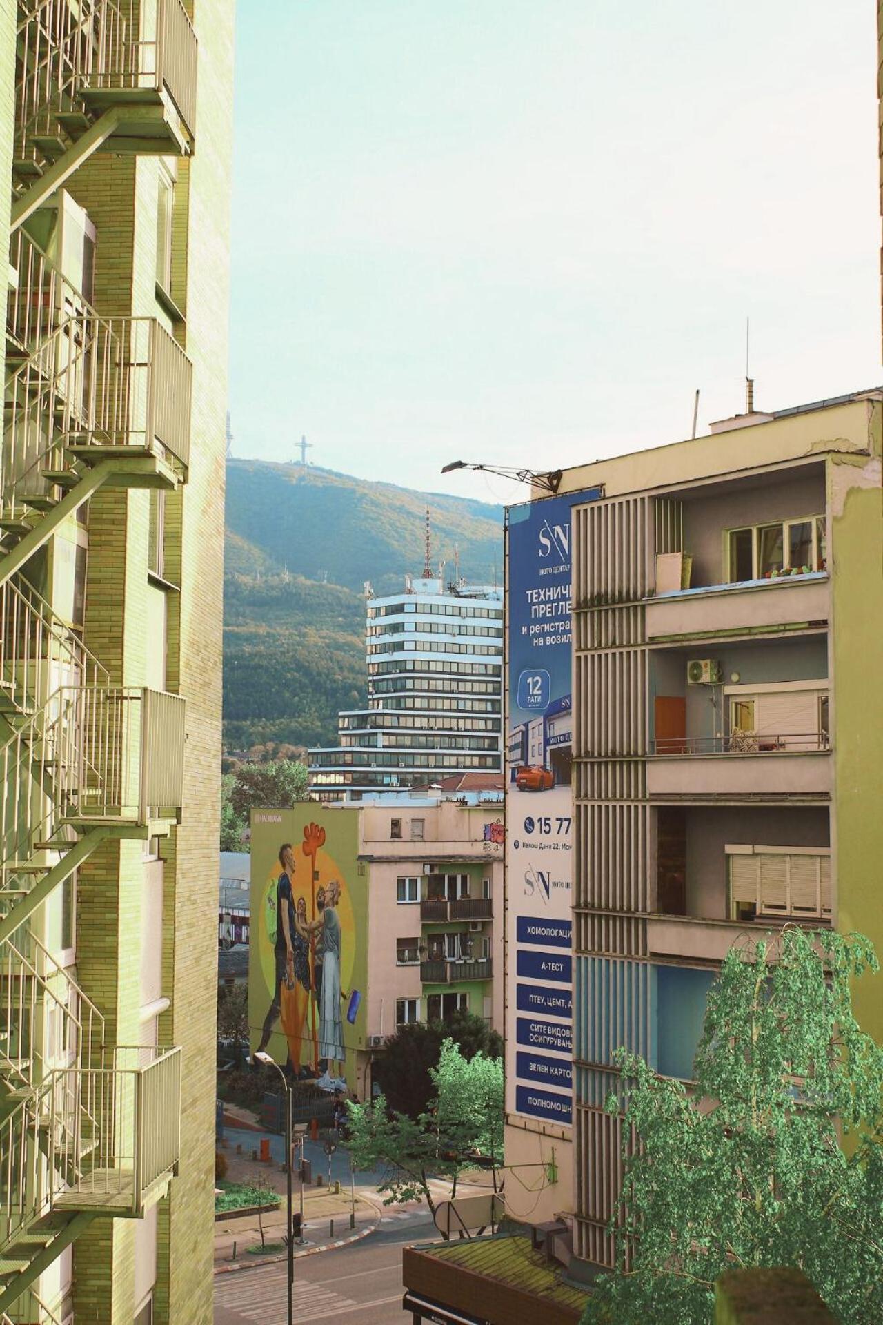 Sunny Center Apartment Skopje Bagian luar foto