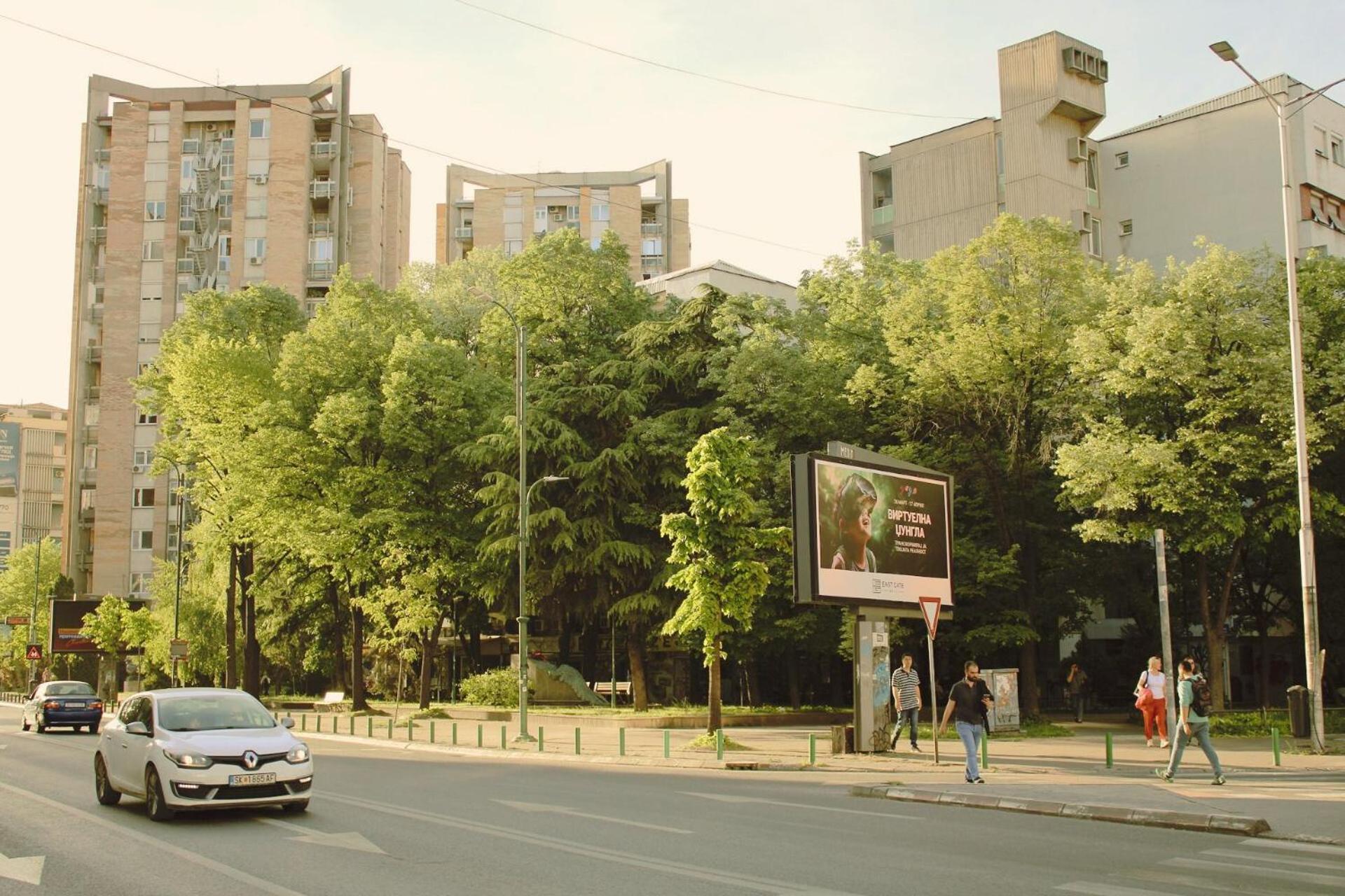 Sunny Center Apartment Skopje Bagian luar foto